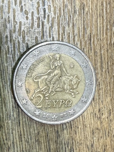 Euro moneta grecia 2002 - moneta,
