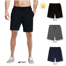 PANTALONCINO COTONE LEGGERO ESTIVO BERMUDA CORTO NO ZIP WORKOUT CASA SPORT CORSA