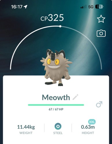 Galarian mewth xxl - mewth, taglia