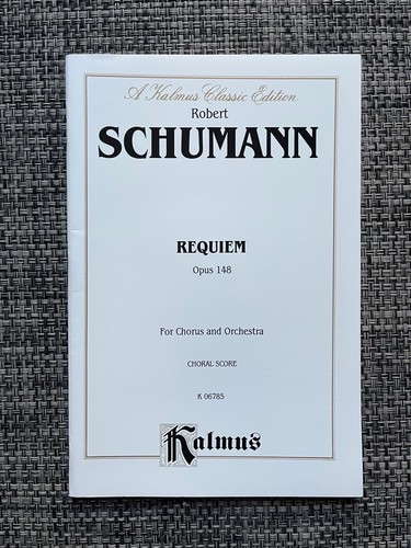 Schumann requiem spartito - , per