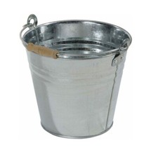 Secchio zincato per giardino