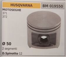 PISTONE COMPLETO DI SEGMENTI E SPIN MOTOSEGA HUSQVARNA 371 372 Ø50