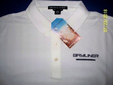 Polo Bayliner Powerboats serigrafata Devon & Jones spina di pesce Pima cotone  