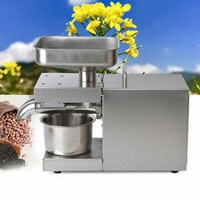 Pressa olio elettrica in acciaio inox macchina frantoio olio vegetale pressa olio DE