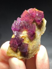 Esemplare fluorite cubica - di,