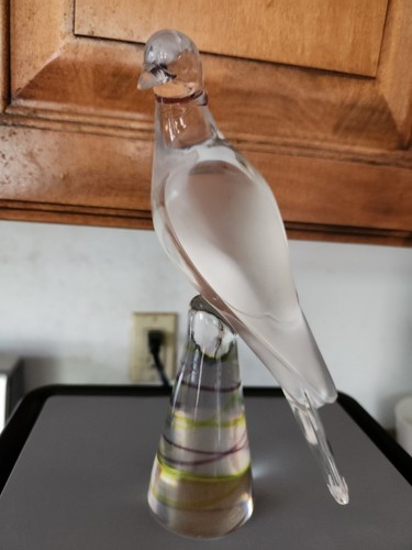 Lalique crystal dove france - crystal,