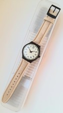 SWATCH: "CASUAL BEIGE" (STBM100) COLLEZIONE "TOUCH" BI-TIMER *NUOVO/TOP RARITÀ!*