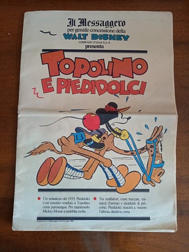 Topolino piedidolci - topolino, e