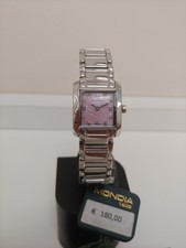 Orologio Mondia Donna Nuovo Al Quartz Con Diamanti