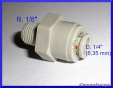 Raccordo rapido acqua aria diritto per depuratori purificatori osmosi inversa  