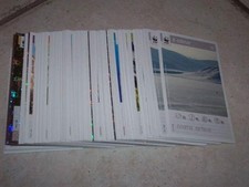 lotto/set 100 card/FIGURINE/STICKERS differenti SALVA IL PIANETA-COOP edicola