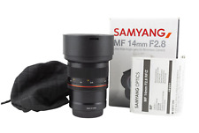 Samyang MF 14mm 1:2.8 obiettivo wide lens grandangolare mirrorless Nikon Z