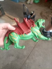 Battle Cat tigre verde Cringer He Man Masters Of the Universe Motu Mattel Taiwan