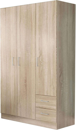 Armadio design con 3 ante - -,