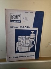 FIAT TRATTORI MOTORI 615.050  CATALOGO PARTI RICAMBIO MULTILINGUA ANNO 1961