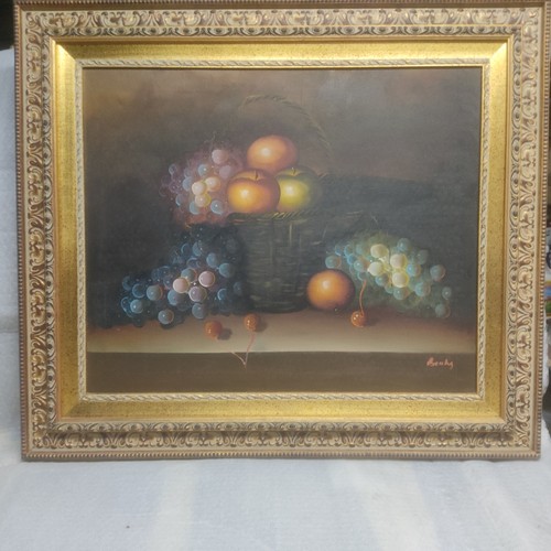 Quadro natura morta frutta