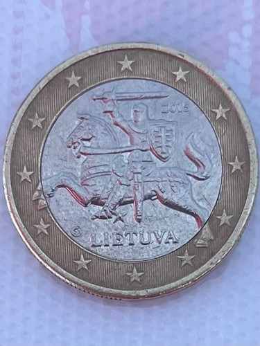 Moneta euro lituania 2015 - moneta, 1