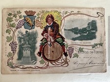 cartolina TORINO ricordo da -antica Lamarmora/Castello