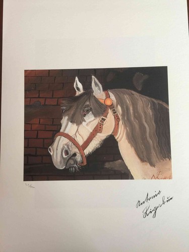 Antonio ligabue litografia - antonio,
