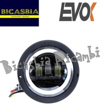 19066 - FANALE FARO COMPLETO ANTERIORE EVOK IRON LED PER PIAGGIO 50 SI FL2 MIX