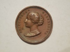 medaglia nascita re Vittorio emanuele III 1869 Margherita Savoia