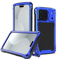 Custodia impermeabile resistente metallo attacco lente vetro per iPhone Air 17Pro Max cover