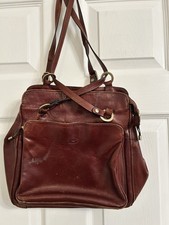 zaino/tracolla/borsa a mano katana in pelle rosso ciliegia