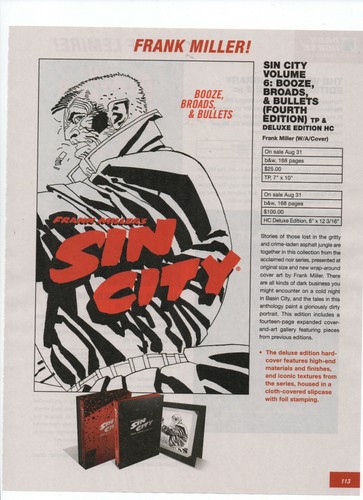 Frank miller sin - sin, vol.