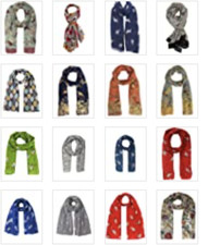 Sciarpa lunga sciarpe maxi