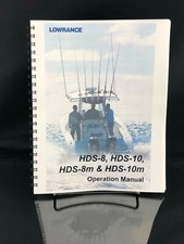 Lowrance HDS-8 HDS-10 HDS-8m HDS-10m Operators Manual User Guide Instructions