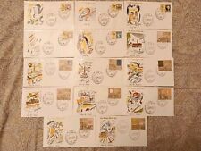 ITALIA: FDC THE GOLDEN SERIES 23 K ESPOSIZIONE FILATELIA 1985 TIRATURA 1000 PZ!!