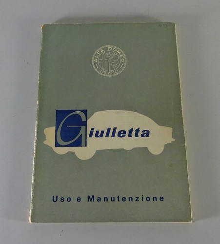Uso manutenzione alfa - e, romeo