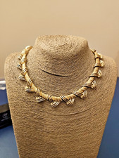 Bigiotteria vintage USA Collana firmata Coro color oro anni 60