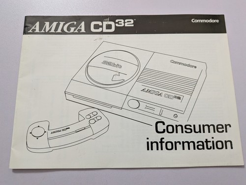 Commodore amiga cd32 manuale - cd32,