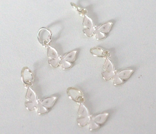 Charm farfalla argento - in,