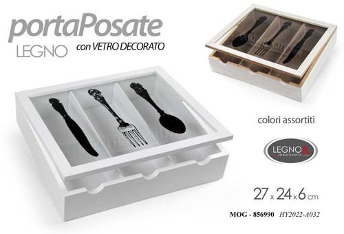Contenitore porta posate - porta,