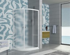 Box Doccia Semicircolare Scorrevole Cristallo 4mm Opaco BORA