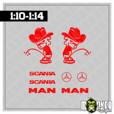 Set adesivi cowboy piscio 8