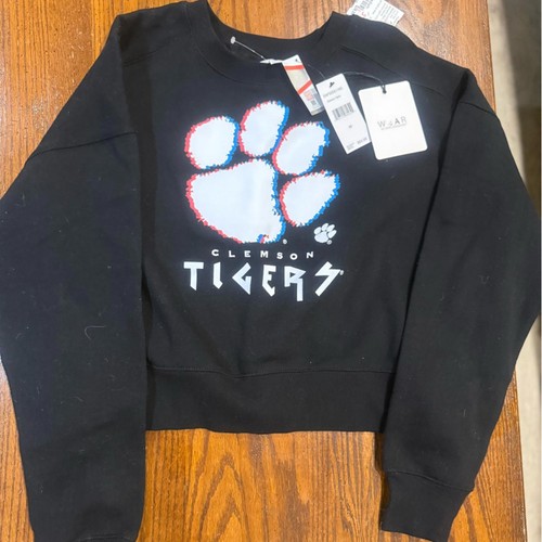 Felpa nera clemson tigers - felpa,