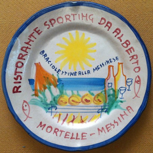Piatto buon ricordo mortelle - ricordo,