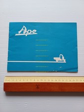 Piaggio APE 150 AC1 Calessino Furgone Ribaltabile depliant originale italiano