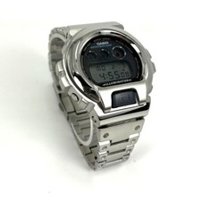 Casio G-Shock DW6900 mod cassa e bracciale metallo completo personalizzato argento 6900