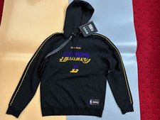 Felpa con cappuccio Hugo Boss x NBA LA Lakers taglia Large NUOVA