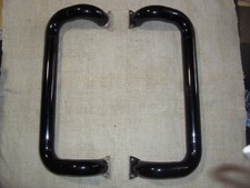 COPPIA MANIGLIONI PER PORTE e/o VETRINE CONFALONIERI Along 2071 acciaio nero