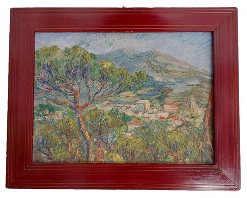 Paesaggio olio spatolato - paesaggio,,