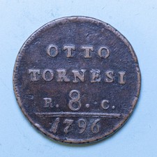 NAPOLI FERDINANDO IV 8 TORNESI