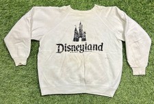 Felpa girocollo uomo vintage anni 60 Disneyland Walt Disney M Disney Castle