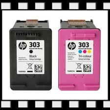 CARTUCCE ORIGINALI RIGENERATE  HP 303 BK + HP 303 COLORE