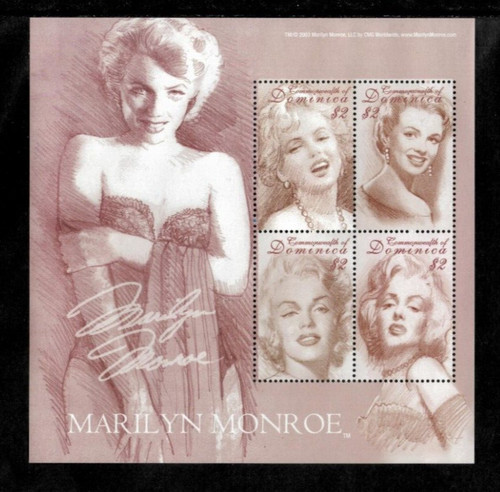 Dominica 2004 marilyn monroe - -,