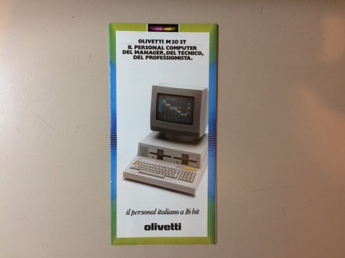 Depliant olivetti m20 - depliant,